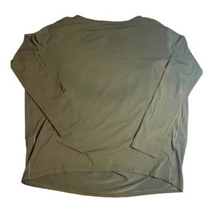 Lululemon Back in Action Long Sleeve Green Dark Forest